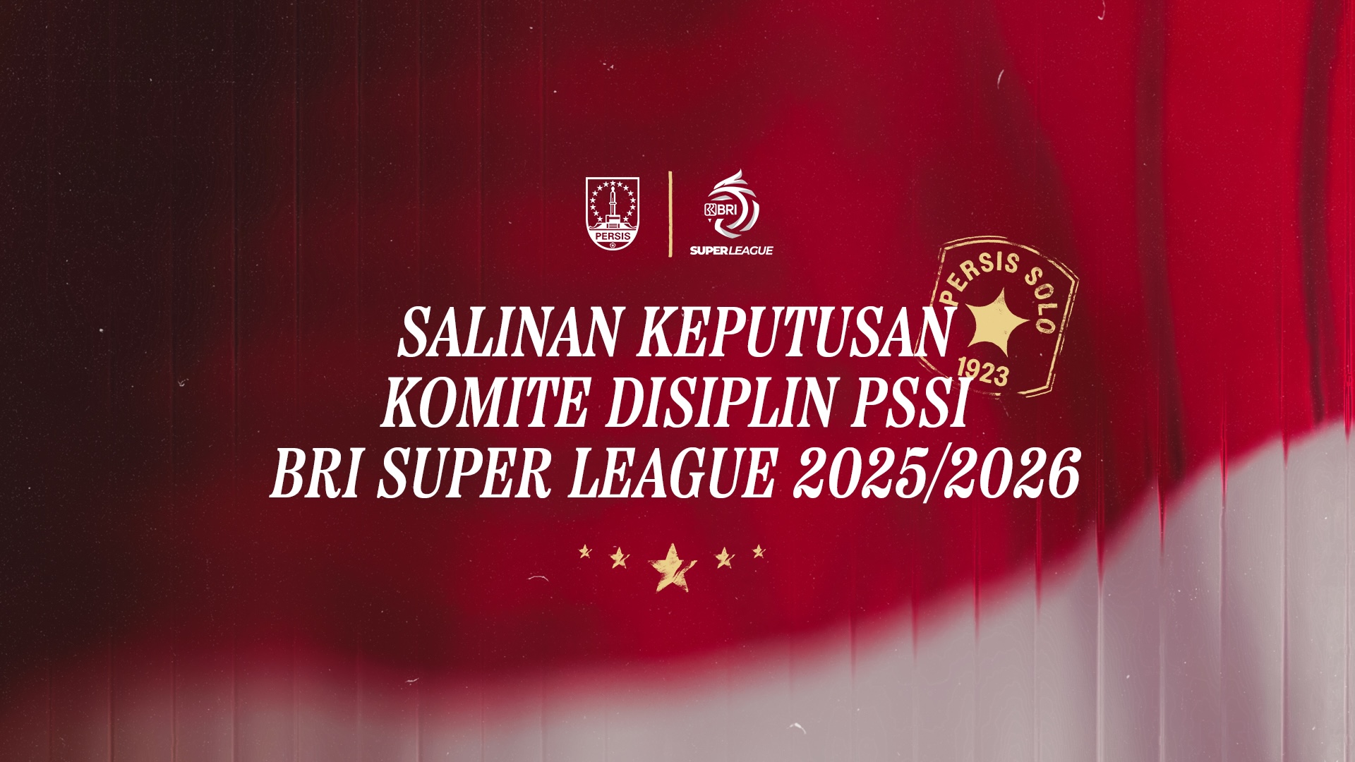 Komite Disiplin PSSI Beri Sanksi PERSIS Terkait Tanggung Jawab Penonton