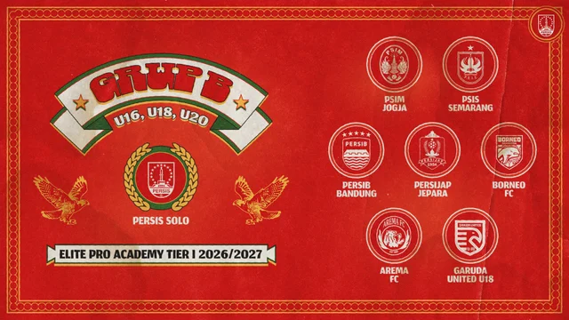 Tergabung di Grup B, Akademi PERSIS Siap Bersaing di Kompetisi EPA Tier I 2026/2027