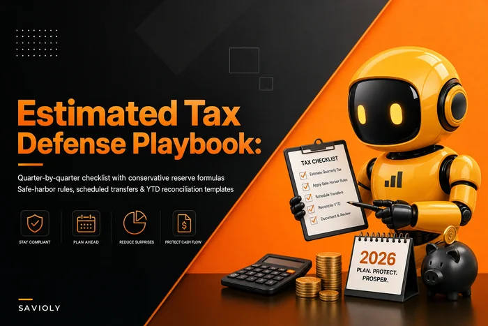 Estimated-tax defense for freelancers: a quarter-by-quarter checklist, safe-harbor heuristics, and automation templates