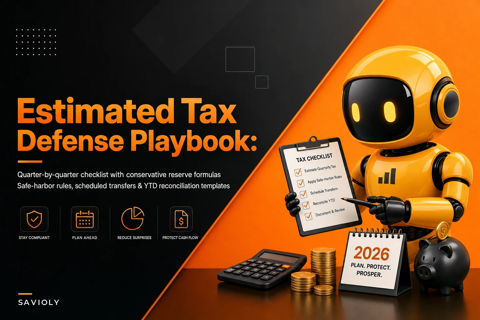 Estimated-tax defense for freelancers: a quarter-by-quarter checklist, safe-harbor heuristics, and automation templates