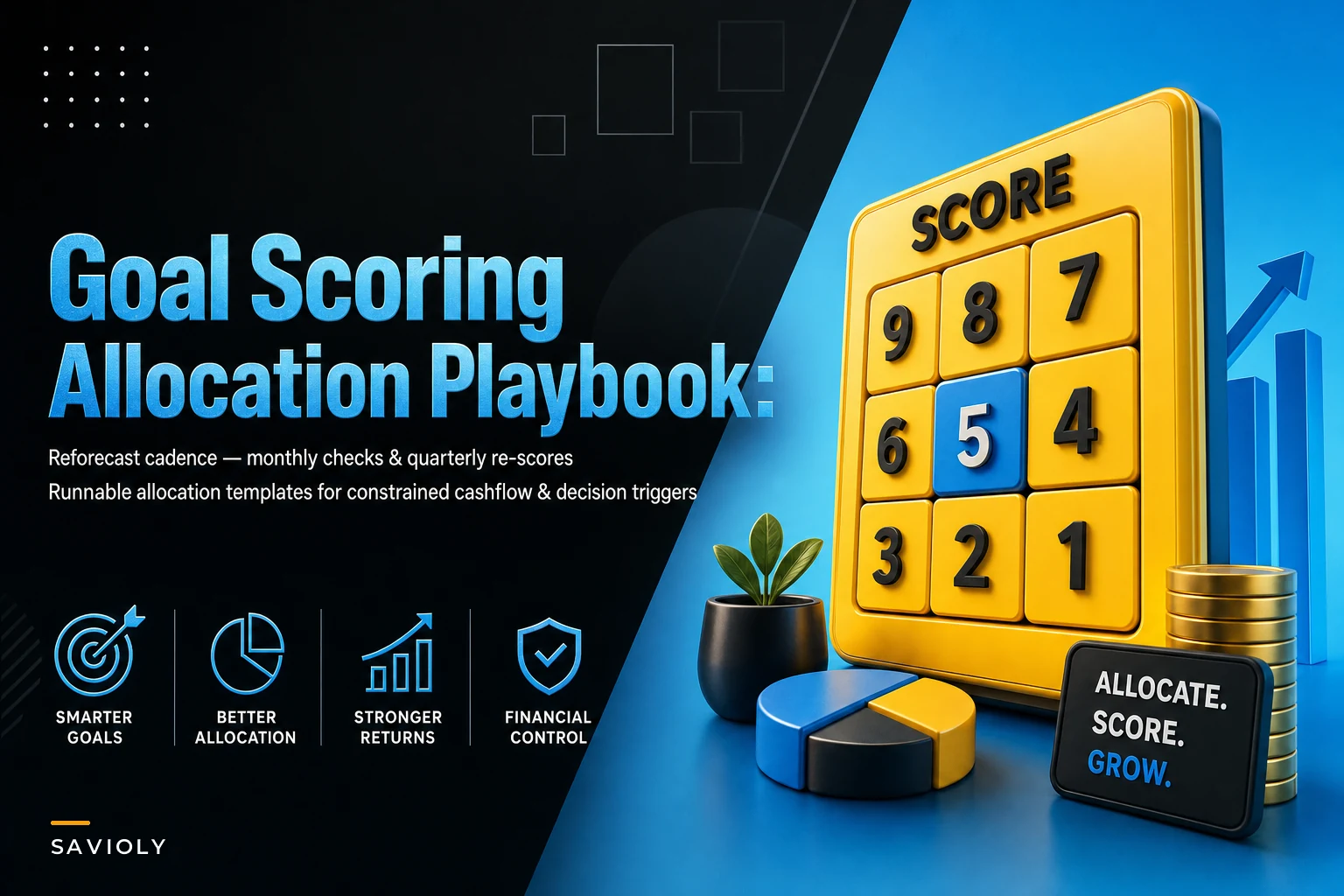 Prioritize competing financial goals: a goal-scoring grid, reforecast cadence, and runnable allocation templates for constrained cashflow