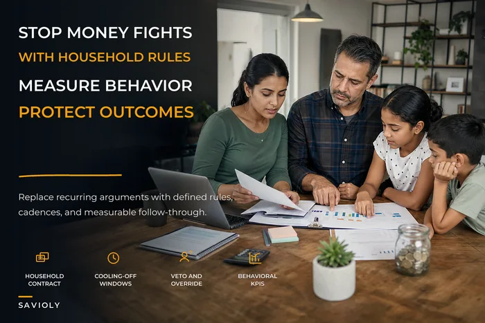 Stop household money fights with measurable behavioral governance