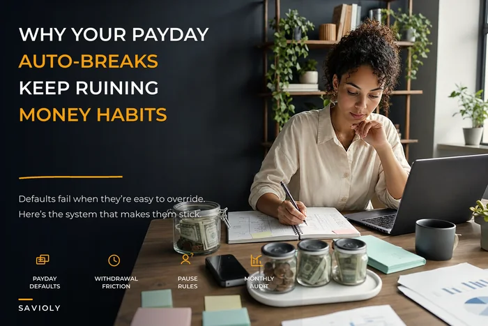 Tired of breaking your budget? A behavioral design playbook to make money habits stick with defaults and reversible automations