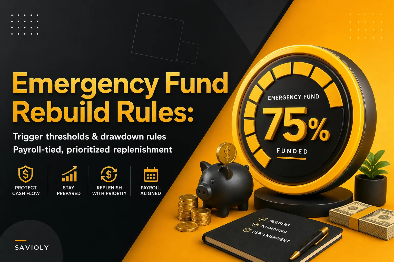 When to Draw Your Emergency Fund — And How to Rebuild It Without Derailing Goals: Trigger Rules and Prioritized Replenishment