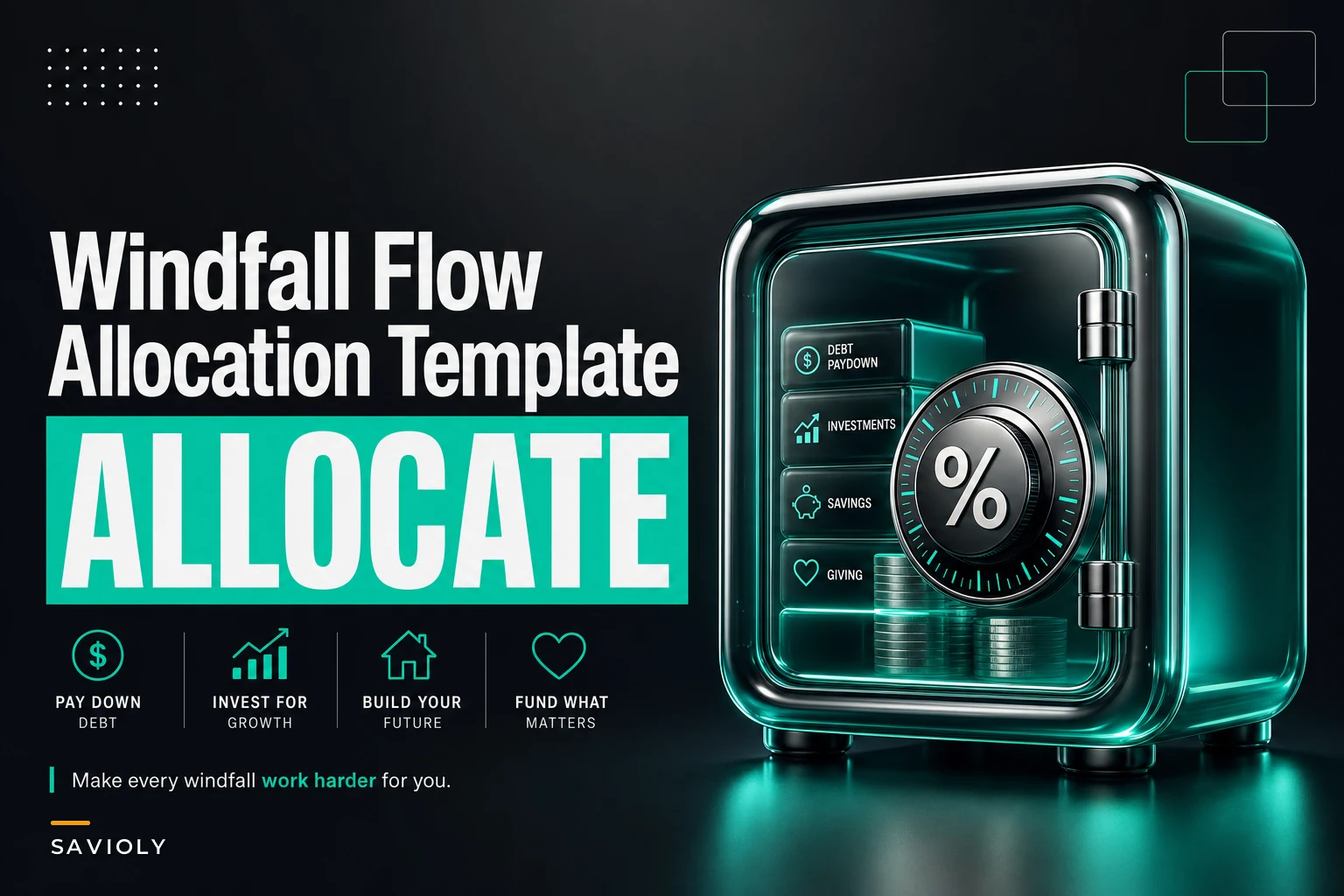Windfall Decision Flow: A Percent-Allocation Template and Immediate 30-Day Checklist for Bonuses and Inheritances