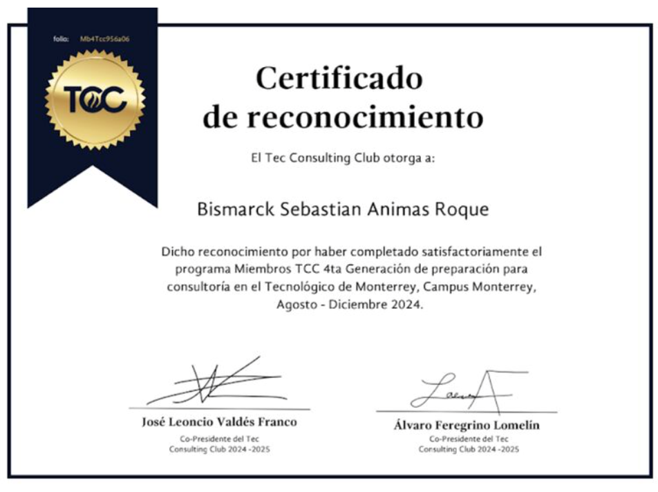 Grupos de estudiantes | Club de Consultoría del Tec
