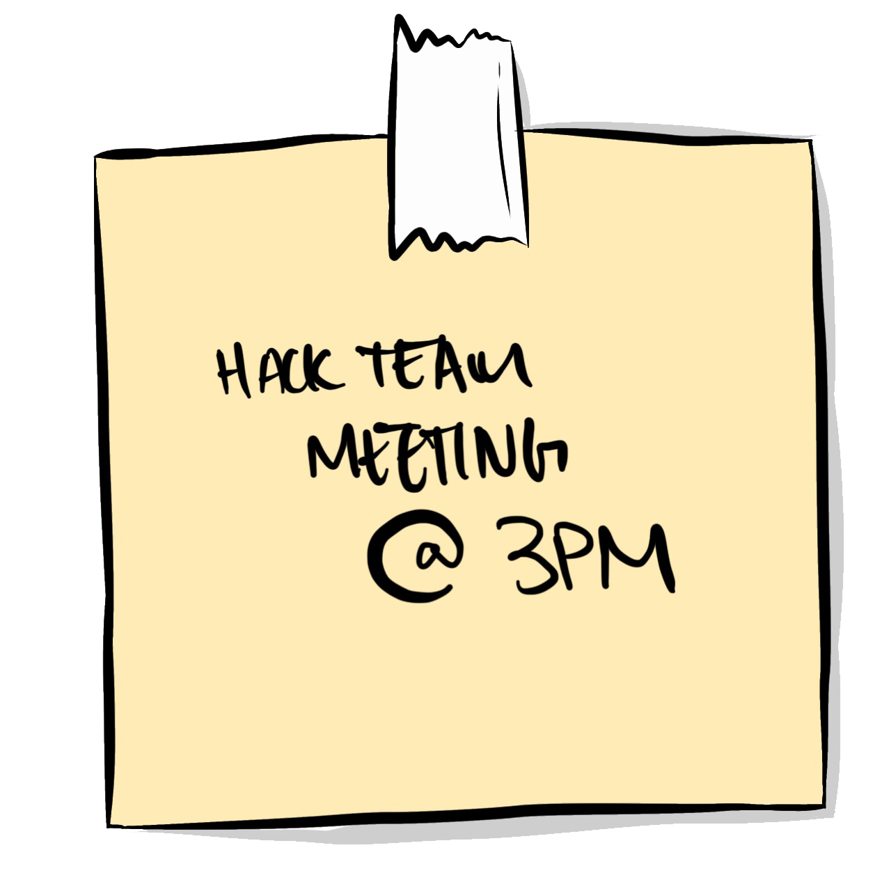 sticky note