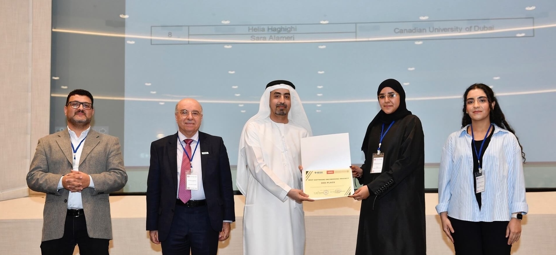 IEEE Best Software Engineering Project — awarded to Helia Haghighi, June 2024