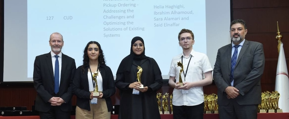 Zayed University 15th Annual Undergraduate Research Conference on Applied Computing — awarded to Helia Haghighi, April 2024