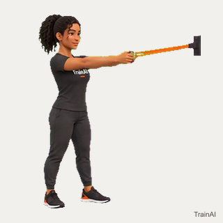 Band face pull · TrainAI
