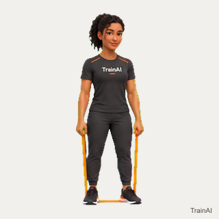 Band lateral raise · TrainAI