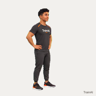 Bodyweight hip hinge · TrainAI
