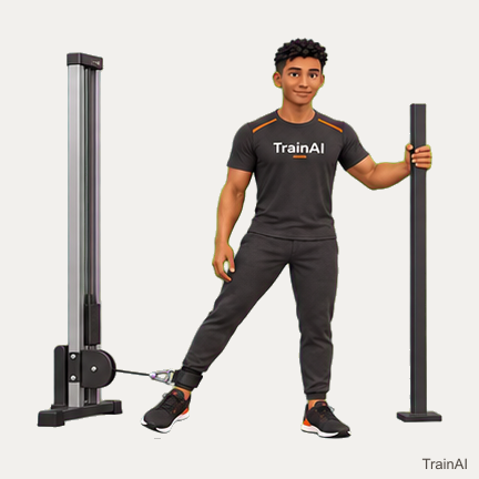 Cable hip adduction · TrainAI