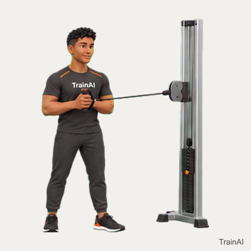 Cable Pallof press · TrainAI