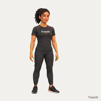 Cross-body shoulder stretch · TrainAI
