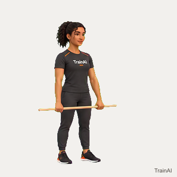 Dowel shoulder flexion · TrainAI