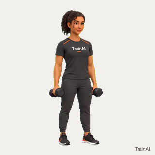 Dumbbell hammer curl · TrainAI