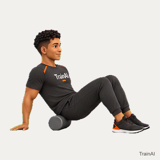 Glute foam roll · TrainAI