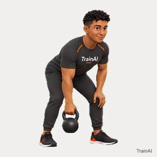 Kettlebell bent-over row · TrainAI