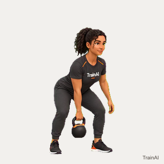Kettlebell clean · TrainAI