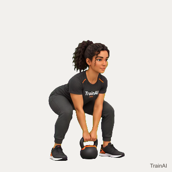 Kettlebell deadlift · TrainAI
