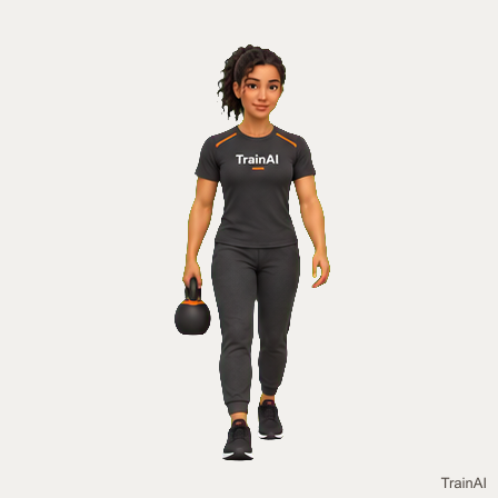 Kettlebell suitcase carry · TrainAI