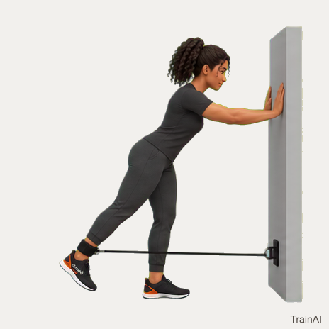 Supported band hip extension · TrainAI