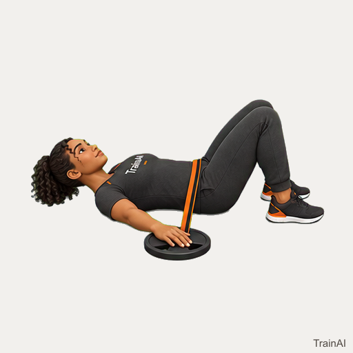 Long-band glute bridge · TrainAI