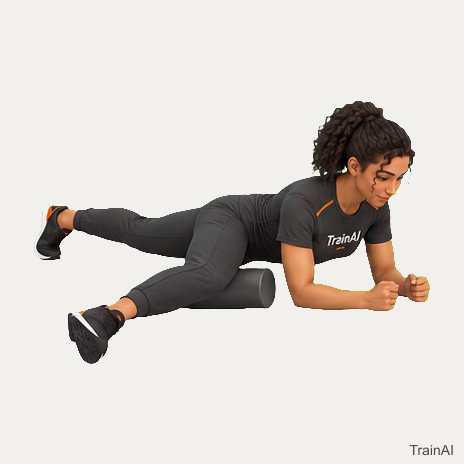 Inner-thigh foam roll · TrainAI