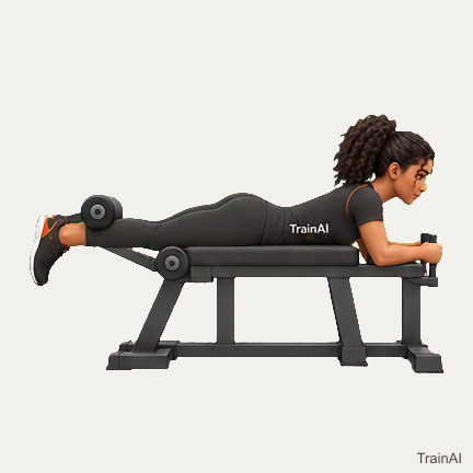 Lying leg curl · TrainAI