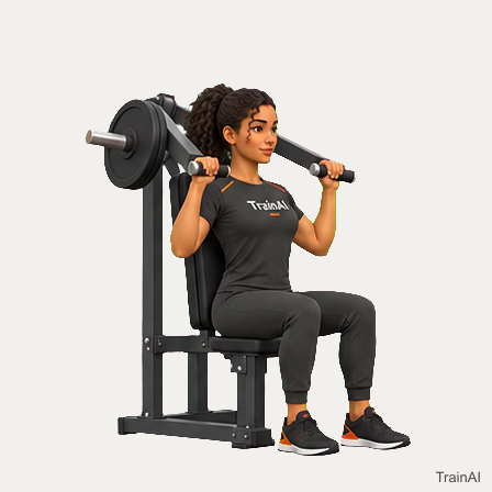 Machine shoulder press · TrainAI