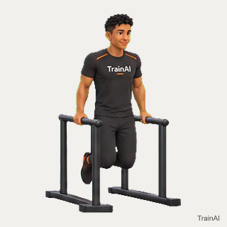Parallel-bar dip · TrainAI