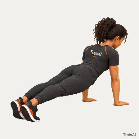 Scapular push-up · TrainAI