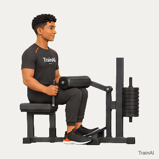 Seated calf raise · TrainAI