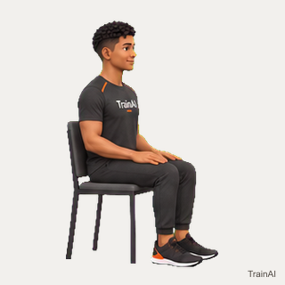 Seated heel raise · TrainAI