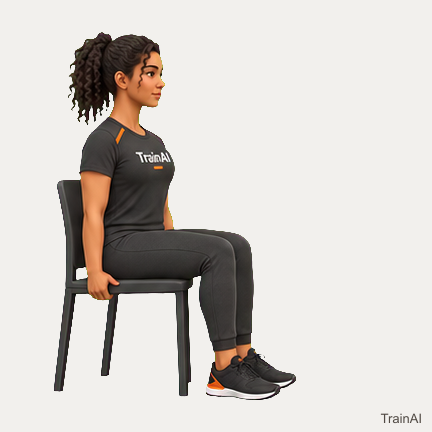 Seated knee extension · TrainAI
