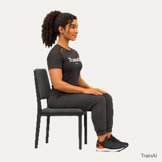 Seated toe raise · TrainAI