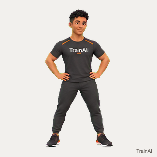 Standing hip circle · TrainAI