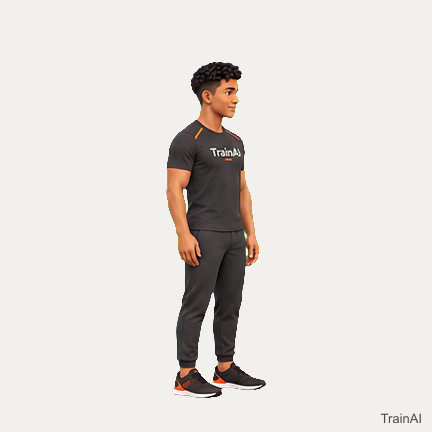 Step-back burpee · TrainAI