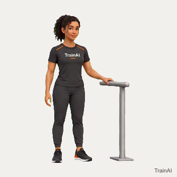 Supported single-leg balance · TrainAI