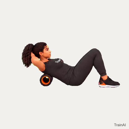 Upper-back foam roll · TrainAI