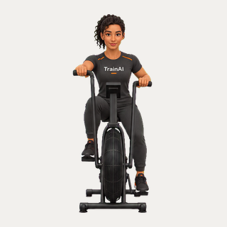 Air-bike ergometer · TrainAI