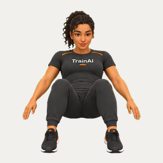 Alternate heel touch · TrainAI