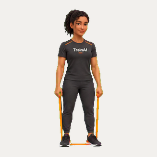 Band lateral raise · TrainAI