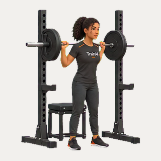 Barbell box squat · TrainAI