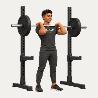 Barbell front squat · TrainAI