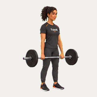 Barbell Romanian deadlift · TrainAI