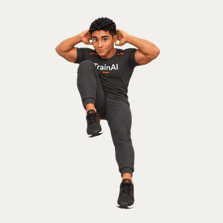Bicycle crunch · TrainAI