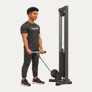 Cable biceps curl · TrainAI