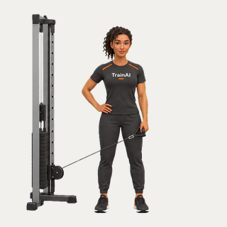 Cable lateral raise · TrainAI